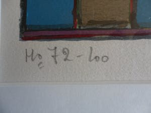 Eric Toebosch - Zeefdruk, Titel, " Nacht huis ". kopen? Bied vanaf 40!