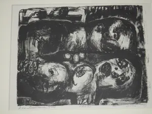 Kees Buurman - Litho - Paar kopen? Bied vanaf 25!