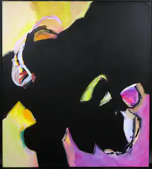 Cobi Nieuwstad - Acryl op doek, Onderzoek III verkauft für € 54!