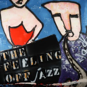 Jack Liemburg - Gemengde techniek op doek, The Feeling of Jazz (Groot) kopen? Bied vanaf 100!