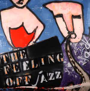 Jack Liemburg - Gemengde techniek op doek, The Feeling of Jazz (Groot) verkocht voor € 100!