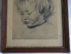 Peter Paul Rubens - Ingelijste prent, “Portret van zijn zoon Nicolas” kopen? Bied vanaf 1!