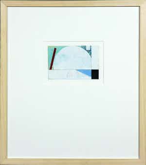 Henri Plaat - Gouache, Zonder titel - Ingelijst verkocht voor € 50!