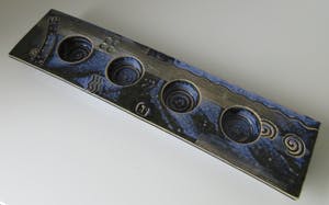 Niet of onleesbaar gesigneerd - Grote Studio keramische waxinelichthouder kopen? Bied vanaf 1!