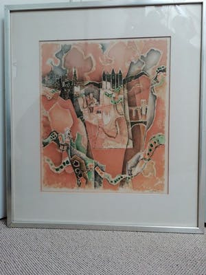 Georges Dayez - Gezicht op Toledo kopen? Bied vanaf 60!