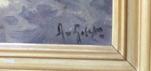 Arnout van Gilst - C3805-5 - Winterstraatje kopen? Bied vanaf 50!