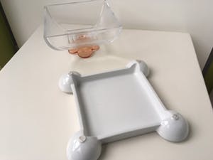 Borek Sipek - schaal met deksel - glas en porselein kopen? Bied vanaf 79!