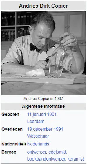 Buy Andries Dirk Copier - serica schaal? Bid from 50!