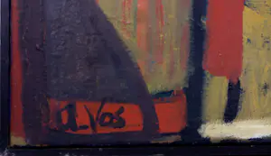 Annemiek Vos - Olieverf op doek, Zondert titel - Ingelijst kopen? Bied vanaf 120!
