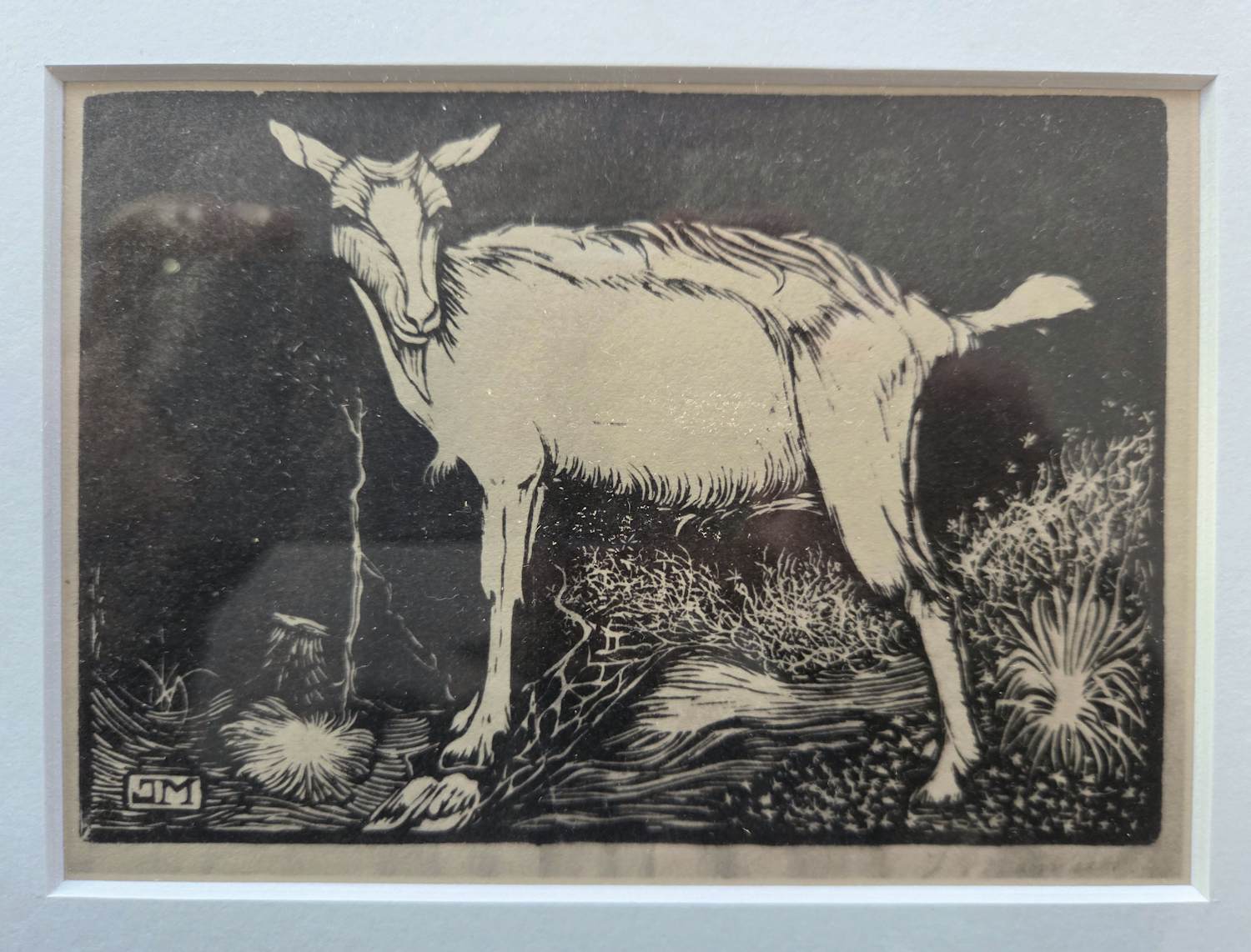 Jan Mankes - Geit. Ingelijst. kopen? Bied vanaf 59!