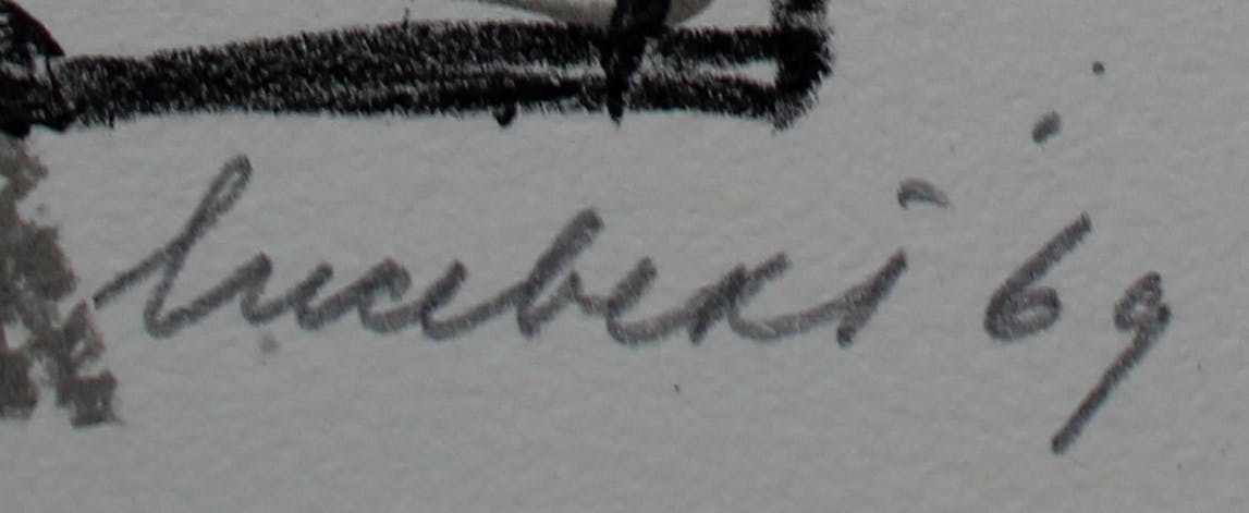 Lucebert - Litho met gedicht - 1969 kopen? Bied vanaf 225!