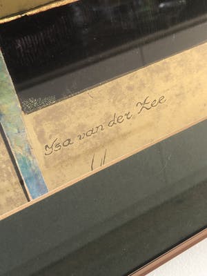 Isa van der Zee - abstracte compositie kopen? Bied vanaf 25!
