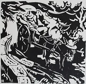 Harmen Meurs - houtsnede 1928 kopen? Bied vanaf 10!