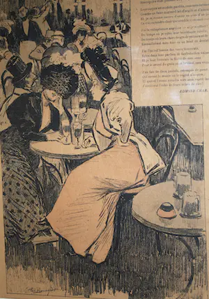 Paul Balluriau - litho uit 1895 en een gratis boek over Parijse prentkunst kopen? Bied vanaf 50!