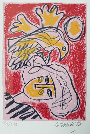 Corneille - Allegro, zeefdruk (mooi ingelijst) kopen? Bied vanaf 1!