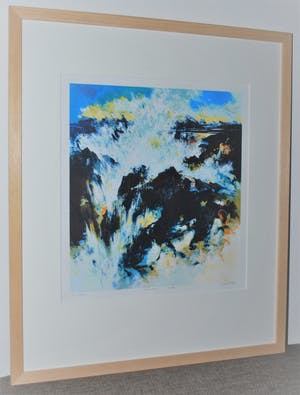 Mattie Schilders - Water - mooi ingelijste zeefdruk, 2006 kopen? Bied vanaf 40!