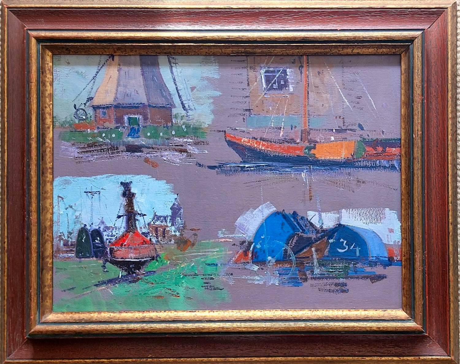 Buy Ciano Siewert - Studie van diverse Hollandse waterwerken? Bid from 175!