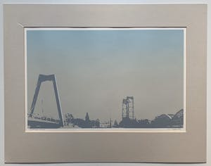 Clemens Zijlmans - zeefdruk | 'Rotterdam' | 1989 kopen? Bied vanaf 80!