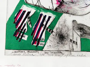 Hannes Postma - "Hors series" handgekleurde Ets -1966 - E.A. exemplaar "twee armlengten" kopen? Bied vanaf 59!