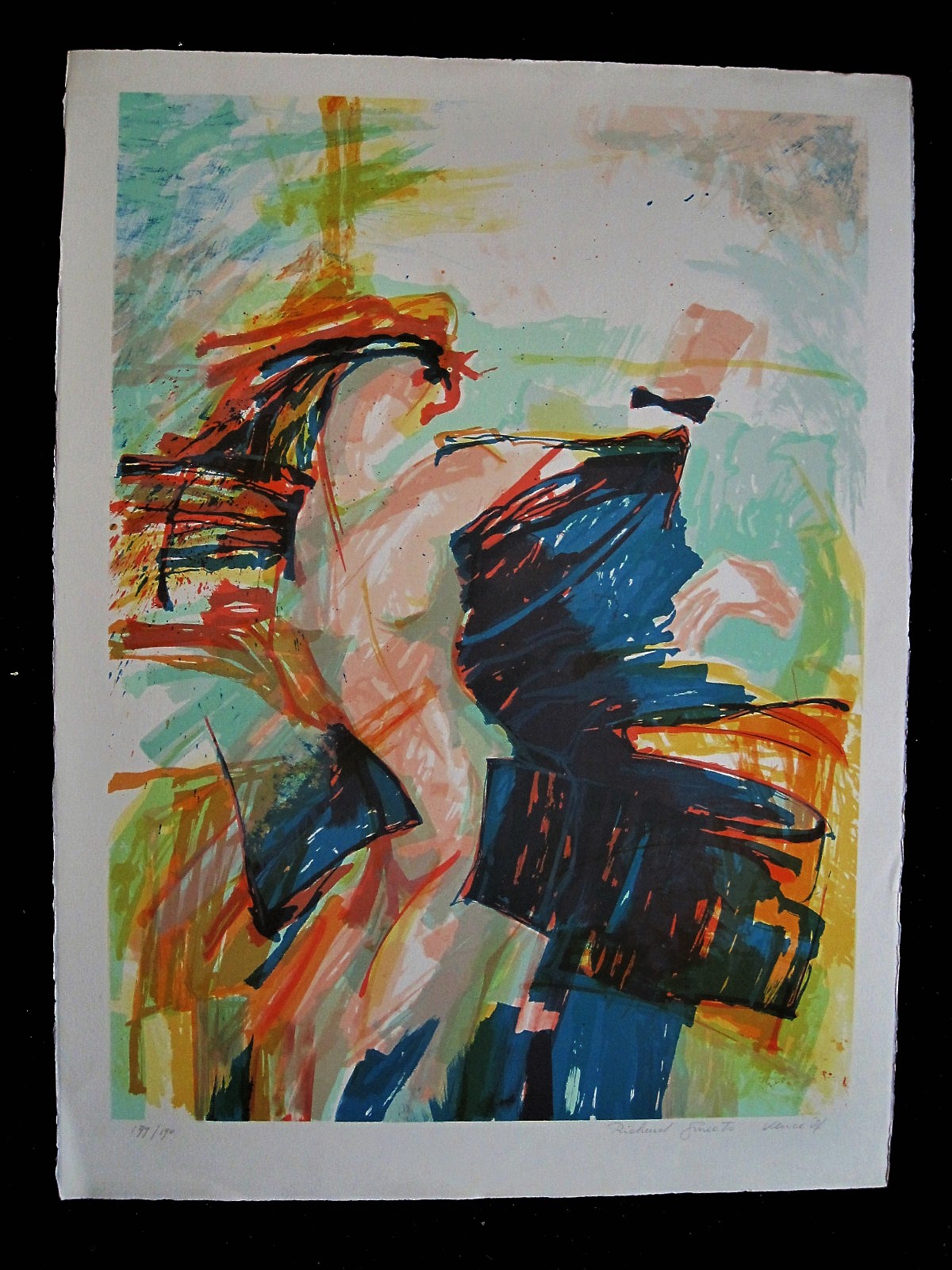 Richard Smeets - Groot 1987 abstract figuratief Litho "Venice" (179 van 190) gesigneerd kopen? Bied vanaf 1!