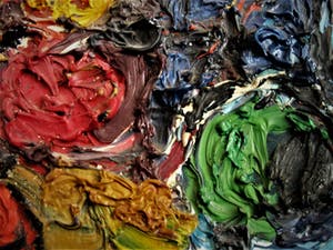 Jan Battermann - Krachtig Pasteus Abstract OLIEVERF 1957- Museum Fodor expositie- gesigneerd kopen? Bied vanaf 30!