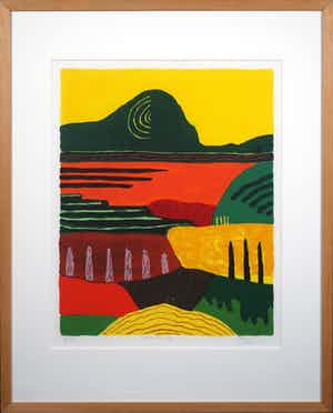 Ronald Boonacker - Zeefdruk, Toscana II - Ingelijst verkocht voor € 35!