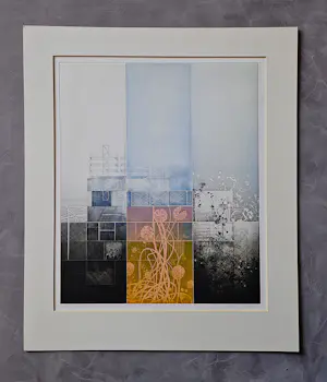 Martin Ware - Grote magisch realisme Ets/Aquatint "Tryptych" - oplage 100 ex - gesigneerd kopen? Bied vanaf 41!