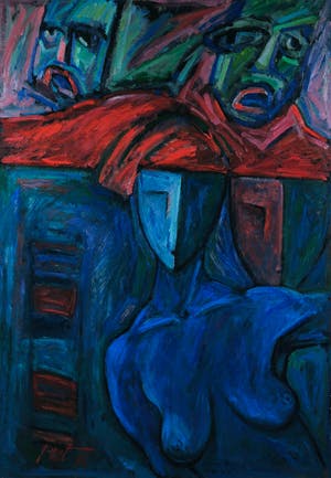 Piet Snoeren - Olieverf op doek, Iconostase van de ziel (Groot) kopen? Bied vanaf 1!