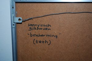 Henny Visch - Bescherming (Teth) - houtsnede op rijstpapier kopen? Bied vanaf 40!