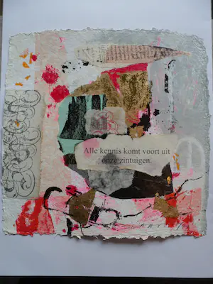 Miriam Slaats - Zeefdruk, Titel ,Alle kennis komt voort uit onze zintuigen kopen? Bied vanaf 35!