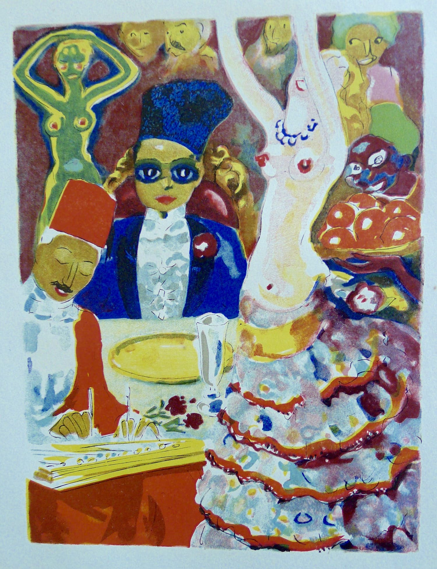 Kees van Dongen - Gravure 1001 nacht: 'Réception chez le Khalifat' kopen? Bied vanaf 15!