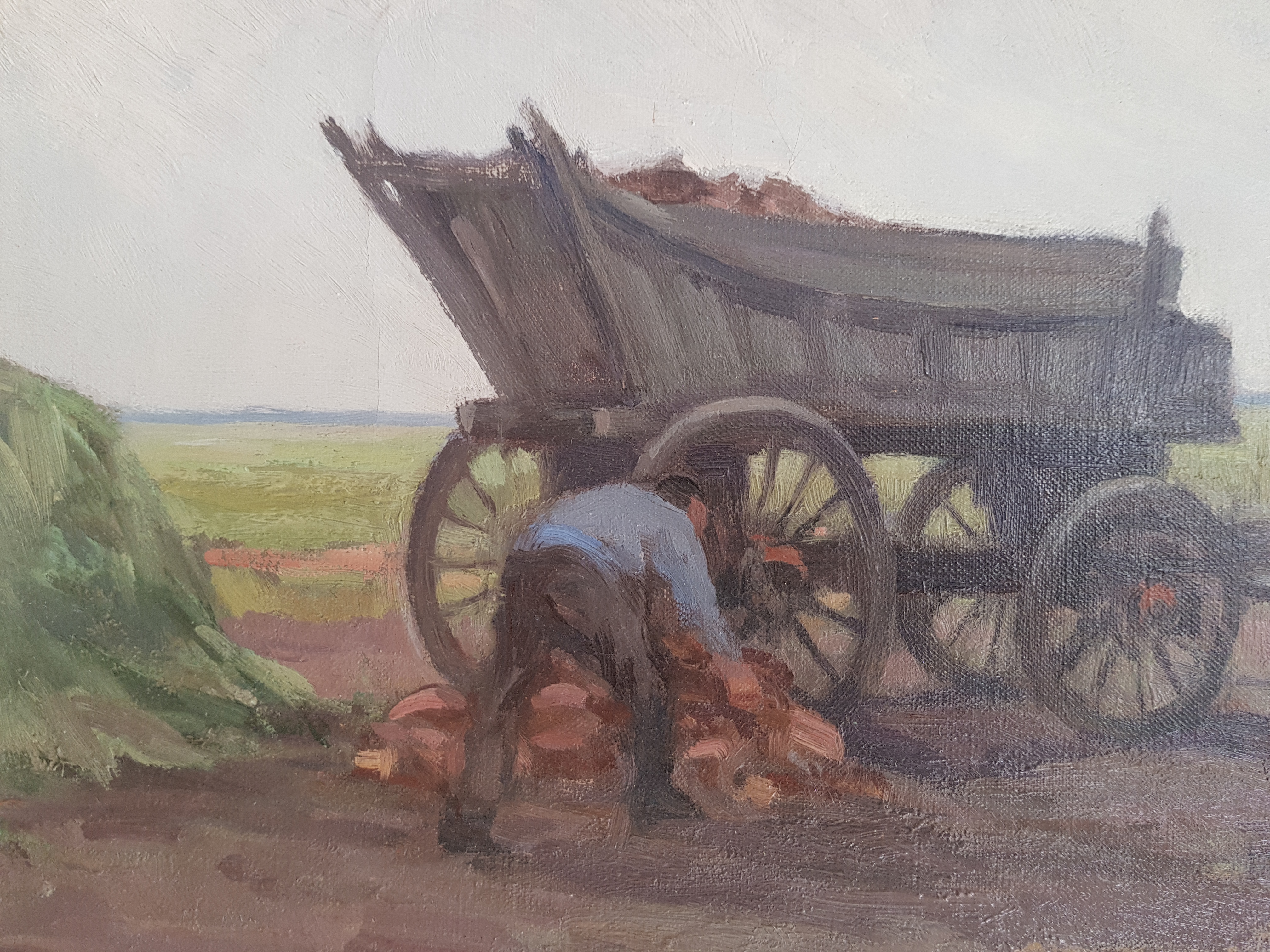Willem Frederik Noordijk - Boer met paard op het land. kopen? Bied vanaf 260!