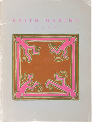 Keith Haring - Gesigneerde foto met tekening en schutblad - Ingelijst kopen? Bied vanaf 1!