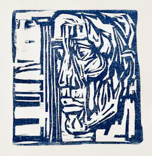 Max Kaus - Apollon, Original-Holzschnitt 1971 kaufen? Bieten Sie von 80!