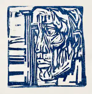 Max Kaus - Apollon, Original-Holzschnitt 1971 kaufen? Bieten Sie von 80!