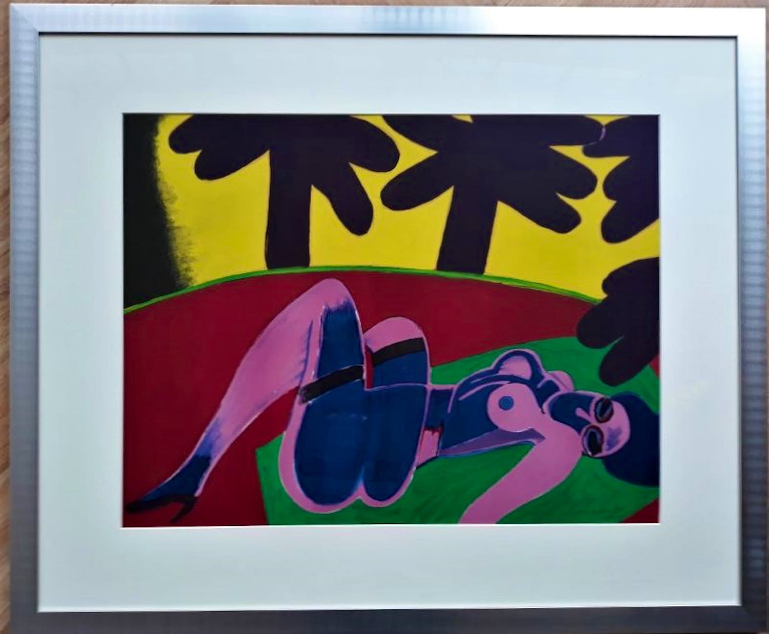 Corneille - Kleurenzeefdruk LES PALMIERS IN NIEUWE LIJST!!!! verkocht voor € 325!