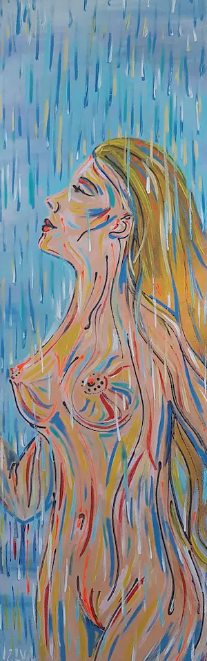 AcheterElva Polyakova - Girl in the rain? Enchérissez de 75!
