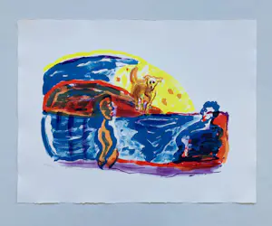 AcheterPieter Defesche - Landschap met figuren? Enchérissez de 65!