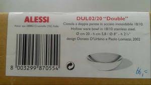 Alessi - "Double" fruitschaal kopen? Bied vanaf 29!