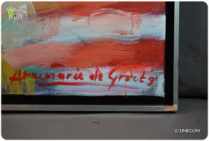 Annemarie de Groot - Acryl op Canvas / Circus kopen? Bied vanaf 450!