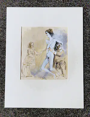 Theo Daamen - Mooie grote Aquarel (opgehoogd met wit) - 1992 - gesigneerd - in nieuwstaat kopen? Bied vanaf 89!