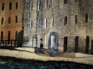 Niet of onleesbaar gesigneerd - monogram JMM - aquarel/gouache "Parijs - huizen aan de Seine" omstreeks 1950 kopen? Bied vanaf 1!