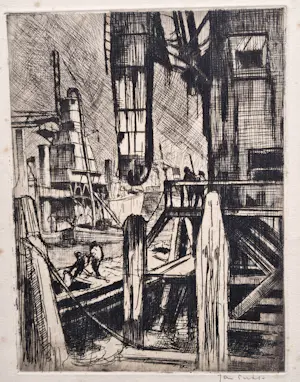 Jan Sirks - Elevatoren in de Maashaven , Rotterdam 173-JS kopen? Bied vanaf 40!