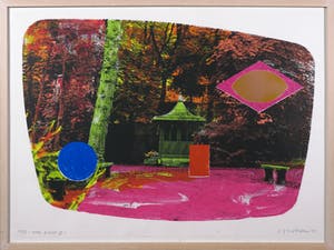 Jelis van Dolderen - Zeefdruk, Hotel Ripotot II - Ingelijst kopen? Bied vanaf 1!