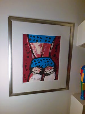 Herman Brood - Bikinigirl (grote zeefdruk, luxe gelijst) kopen? Bied vanaf 425!
