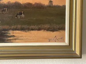 Adrianus van der Schouw - Uitzicht op Kethel (Schiedam) kopen? Bied vanaf 600!