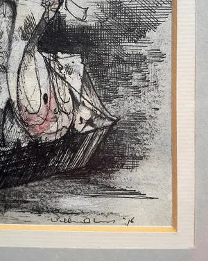 Dirkje Kuik - Fantasiefiguren, tekening (ingelijst) kopen? Bied vanaf 1!