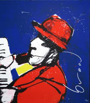 Herman Brood - Zeefdruk, Ik verkocht voor € 200!