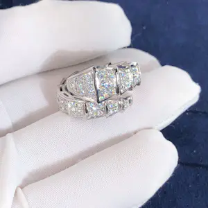 Cartier - 18K Gouden Diamanten Ring (±1,80 ct) – Serpenti Stijl Geïnspireerd op Bvlgari kopen? Bied vanaf 1750!