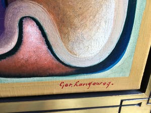 Ger Langeweg - C4896, Abstracte voorstelling kopen? Bied vanaf 250!